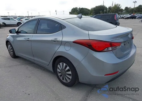 2016 Hyundai Elantra Se из США, поврежденный, VIN 5NPDH4AE9GH690761